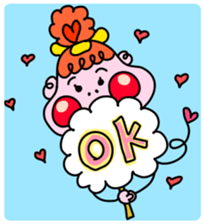 Balloon-type alien "Fuwako" sticker #14769470