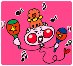 Balloon-type alien "Fuwako" sticker #14769485