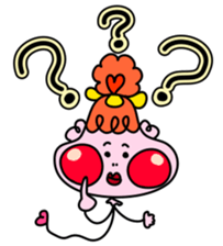 Balloon-type alien "Fuwako" sticker #14769488