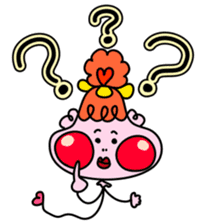 Balloon-type alien "Fuwako" sticker #14769488