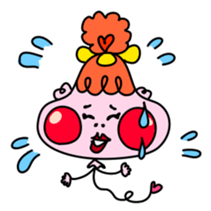 Balloon-type alien "Fuwako" sticker #14769489