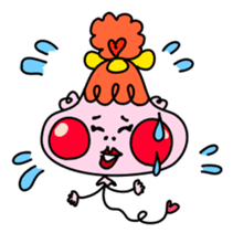 Balloon-type alien "Fuwako" sticker #14769489