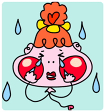 Balloon-type alien "Fuwako" sticker #14769490