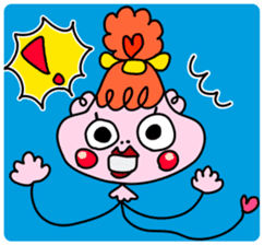 Balloon-type alien "Fuwako" sticker #14769491