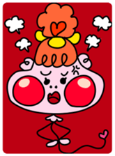 Balloon-type alien "Fuwako" sticker #14769492