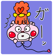 Balloon-type alien "Fuwako" sticker #14769493