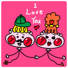 Balloon-type alien "Fuwako" sticker #14769504