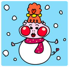 Balloon-type alien "Fuwako" sticker #14769508