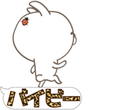 Large size, Rabbit balloon sticker 6 sticker #14770451