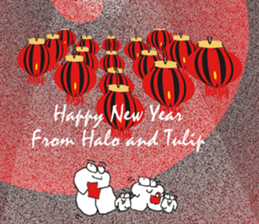 Halo & Tulip Celebrate Chinese New Year sticker #14770603