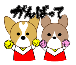 Jack Russell Terrier & Corgi sticker #14770638