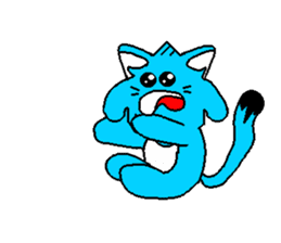 Annenikobu the cutie cat sticker #14771094