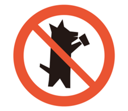 Attention Signs (Terrier) sticker #14771639