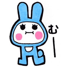 Daily Sticker of cheek rabbit