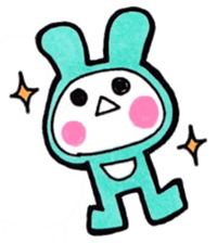 Daily Sticker of cheek rabbit sticker #14772590