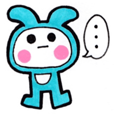 Daily Sticker of cheek rabbit sticker #14772595