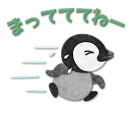 Penguin appliques01 sticker #14772773