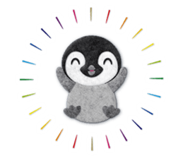 Penguin appliques01 sticker #14772779