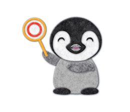 Penguin appliques01 sticker #14772780