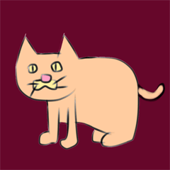 Left facing animal sticker2