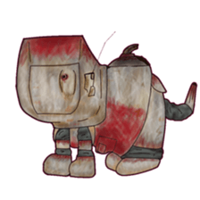 Left facing animal sticker2 sticker #14773390