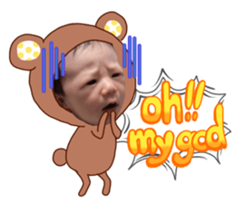 animal baby sticker #14775022