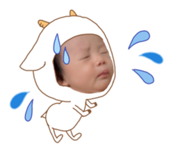 animal baby sticker #14775023