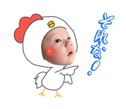 animal baby sticker #14775026