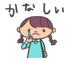 cute japanese hand signs sticker #14775364