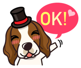 iinu - Irish Red and White Setter sticker #14775726