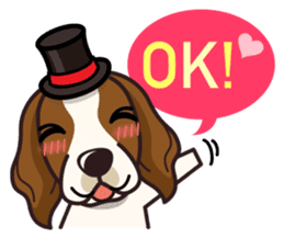 iinu - Irish Red and White Setter sticker #14775726