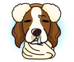 iinu - Irish Red and White Setter sticker #14775731
