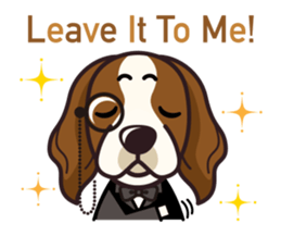 iinu - Irish Red and White Setter sticker #14775733