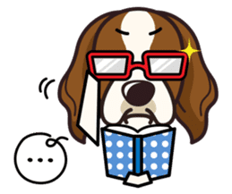 iinu - Irish Red and White Setter sticker #14775734