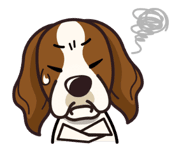 iinu - Irish Red and White Setter sticker #14775737