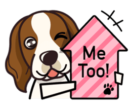 iinu - Irish Red and White Setter sticker #14775740