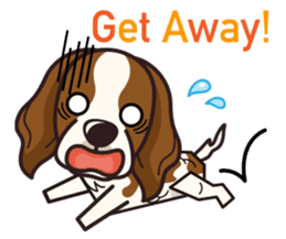 iinu - Irish Red and White Setter sticker #14775741