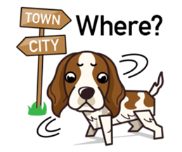 iinu - Irish Red and White Setter sticker #14775742