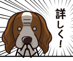 iinu - Irish Red and White Setter sticker #14775748