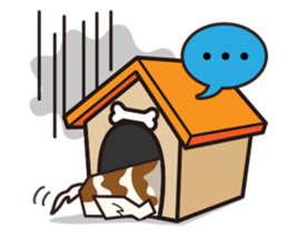 iinu - Irish Red and White Setter sticker #14775749