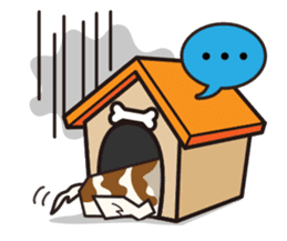 iinu - Irish Red and White Setter sticker #14775749