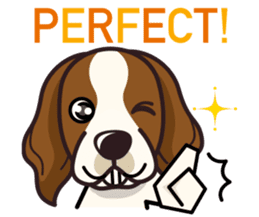 iinu - Irish Red and White Setter sticker #14775758