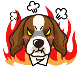 iinu - Irish Red and White Setter sticker #14775759