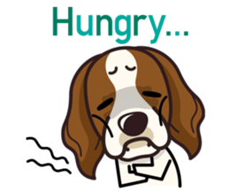 iinu - Irish Red and White Setter sticker #14775761