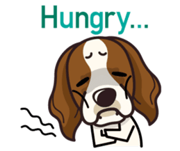 iinu - Irish Red and White Setter sticker #14775761