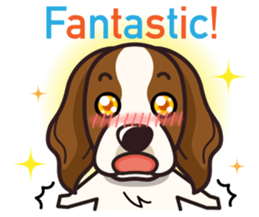 iinu - Irish Red and White Setter sticker #14775763