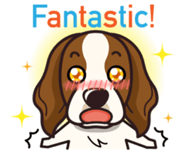 iinu - Irish Red and White Setter sticker #14775763