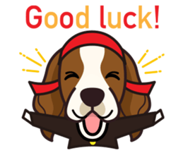 iinu - Irish Red and White Setter sticker #14775764