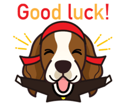 iinu - Irish Red and White Setter sticker #14775764