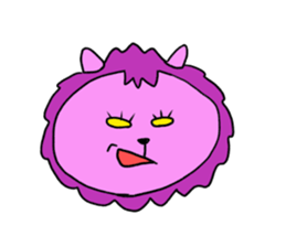 Pink Lion sticker #14776779